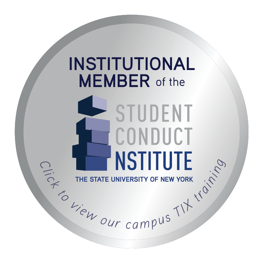 Student Condust Institute member badge Click to view our campus title nine training
